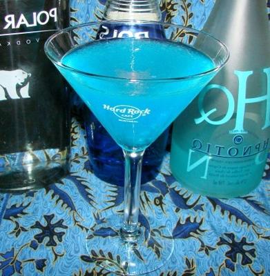 oceaanblauw cocktail