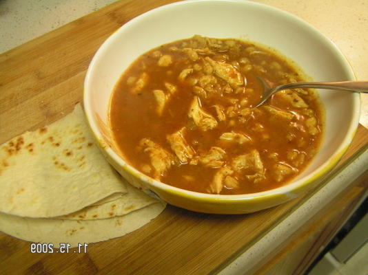 rode chili kip posole