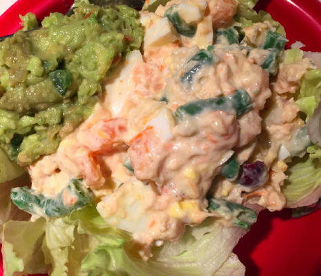 Mexicaanse garnalensalade