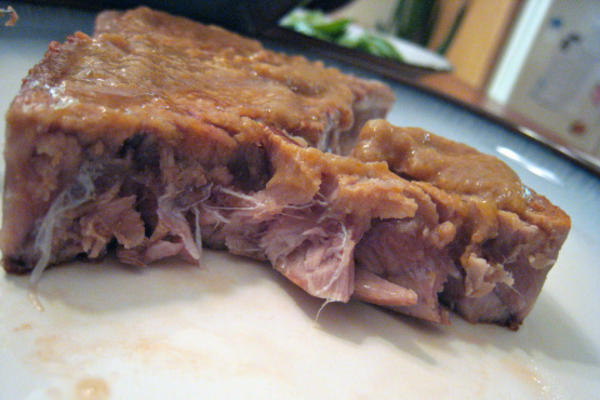 wasabi-gember geglaceerde tonijnsteaks (zuidstrand dieetvriendelijk, laag