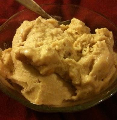 gezouten karamel pindakaas-ijs