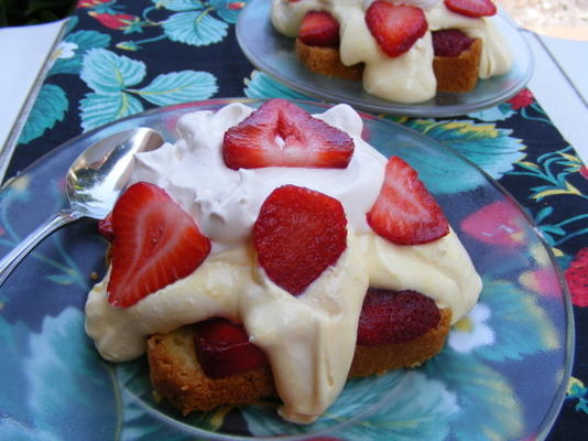 aardbei vanillepudding shortcake