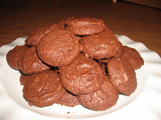 koekjes met dubbele chocolade brownie