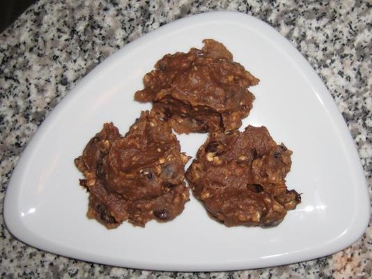 chocolade omhulde kersenproteïne verpakte cookies