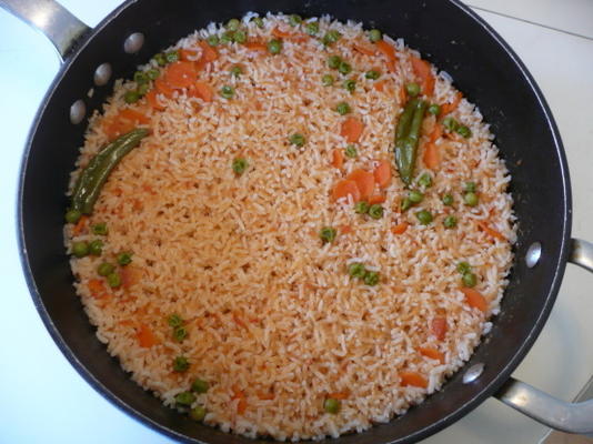 Mexicaanse rijst - arroz a la mexicana