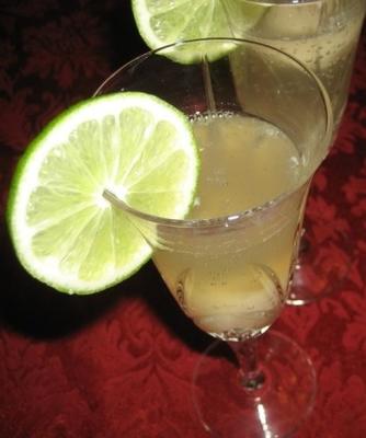 lychee lime sparkler