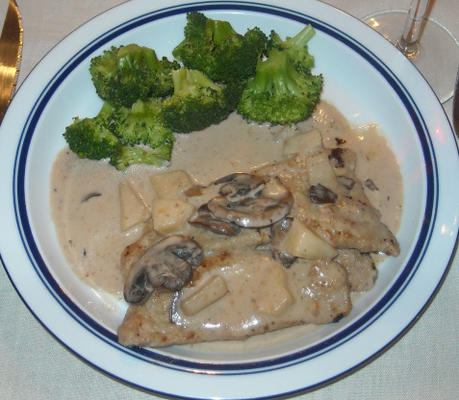 escalope de veau calvados