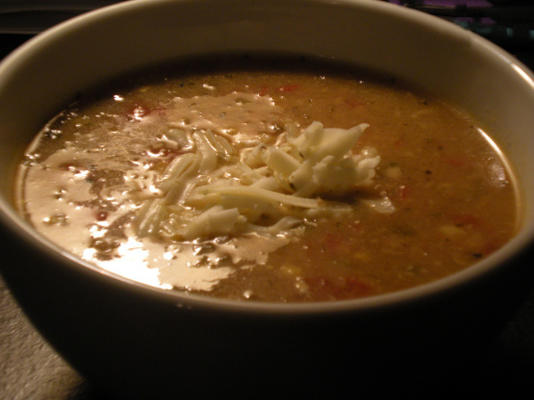 kip enchilada pasta soep
