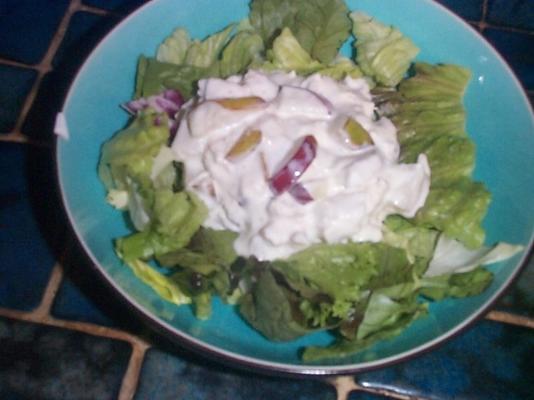 champagne kippensalade