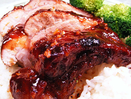 Chinese gebarbecued spareribs