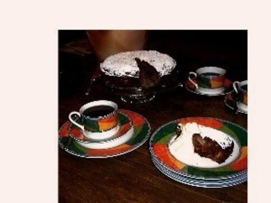 appel chocoladepudding