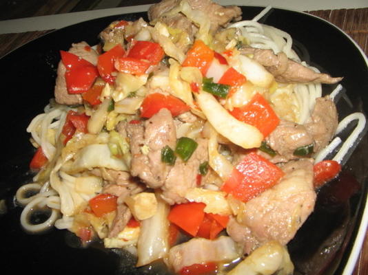 koude sobanoedels w / Vietnamees varkensvlees