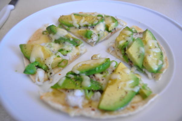 krab en avocado quesadilla