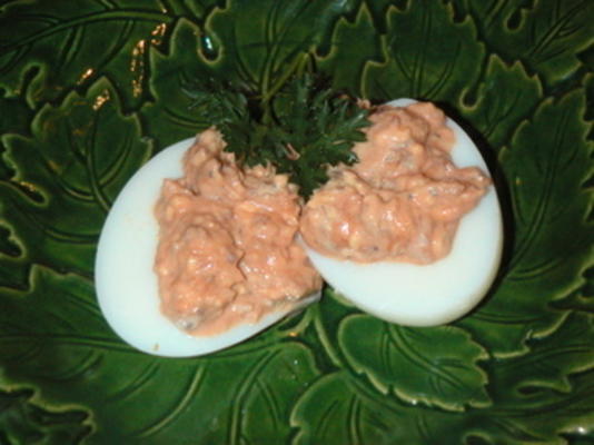 sardine gevulde eieren (huevos picantes)