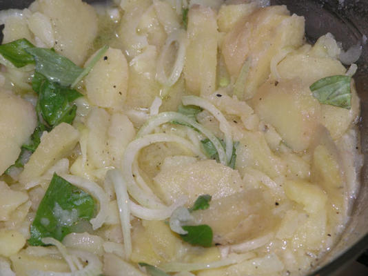 Kroatische Dalmatische aardappelsalade