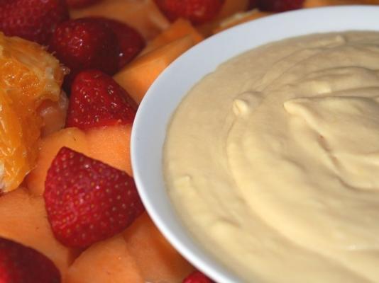 sinaasappellikeur fruit dip