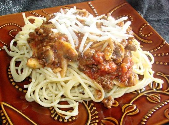 de spaghetti van de wil