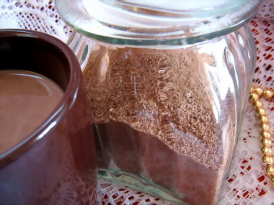 suikervrije donkere chocolademocha droom koffie
