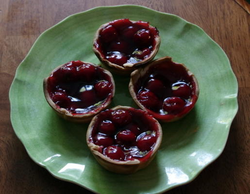 cherry pie cups (2 ingrediënten)