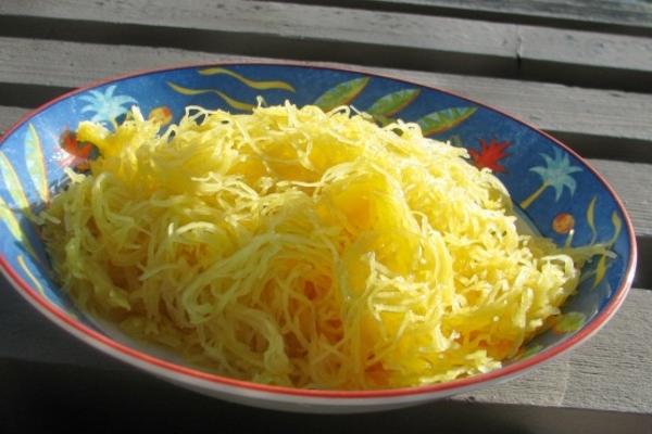 eenvoudige spaghetti squash (magnetron)