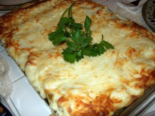 plantaardige bechamel lasagne