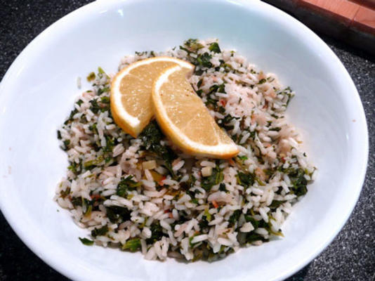 riso verde (groene rijst)
