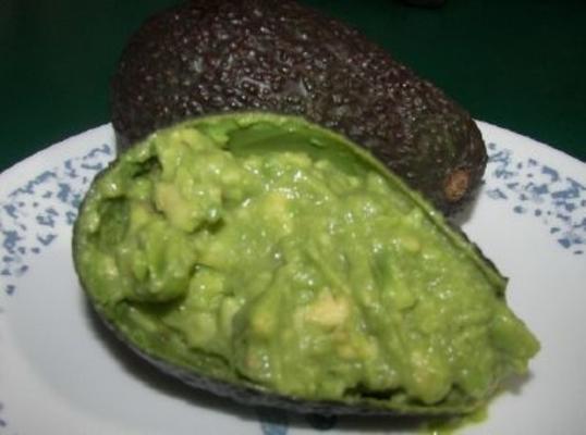 stevige groene guacamole