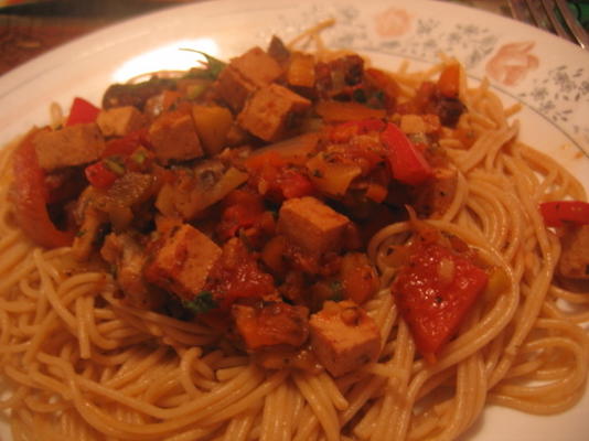 spaghetti met vegetarische bolognaisesaus