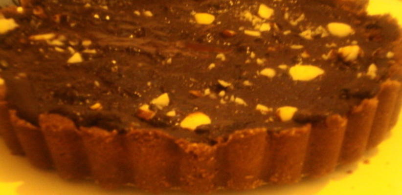 truffeltaartjes met donkere chocolade
