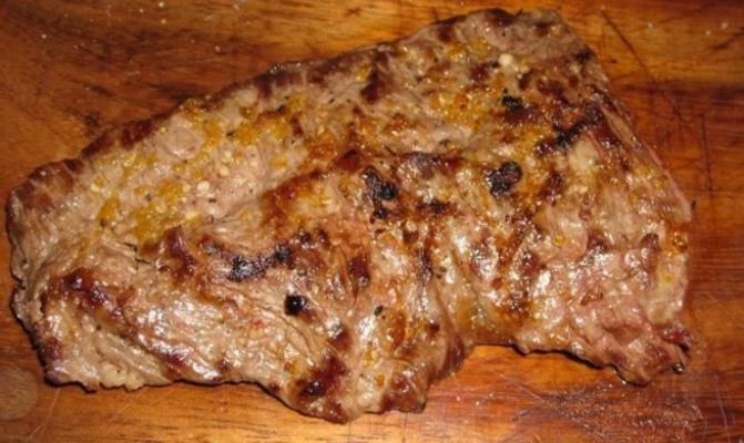 citrus gewreven roksteak