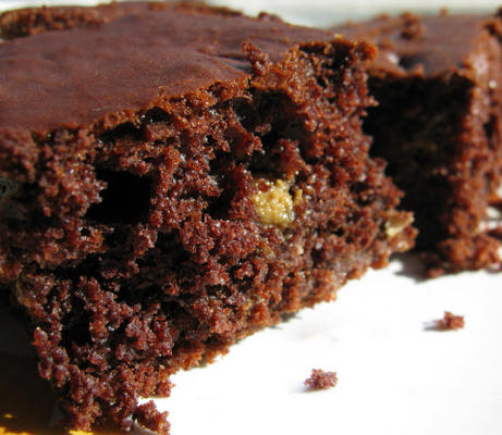magerderige chocolade snack cake