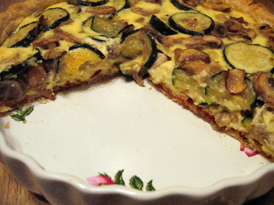 courgette en champignonquiche