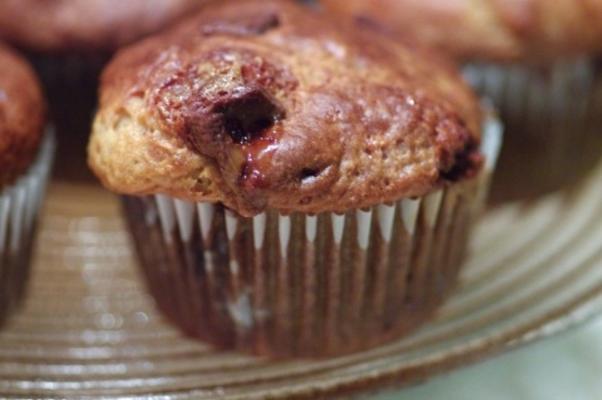 knapperige toffee muffins