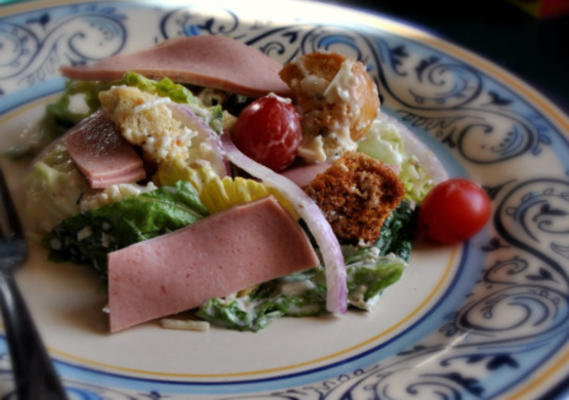 bbq ham caesar salade