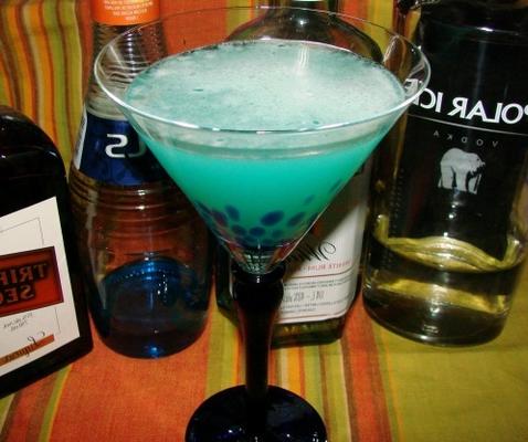 officiële blauwe string martini