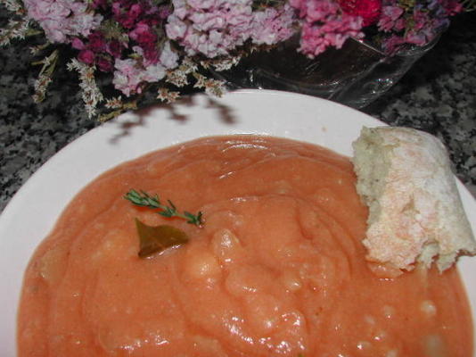 bloemkool en aardappel soep (veganistisch)