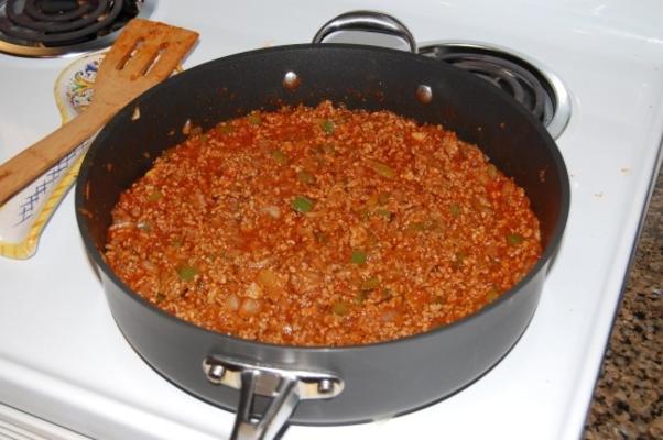 Marokkaanse chili met 10.000 korrels zand (couscous)