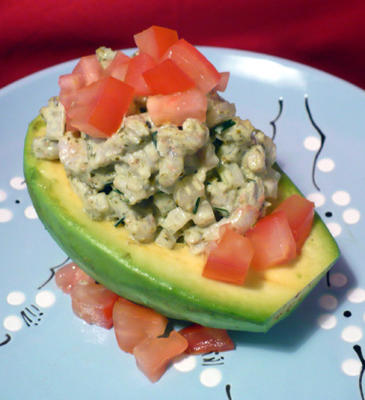 garnalen pesto salade