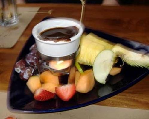 eenvoudige mocha fondue
