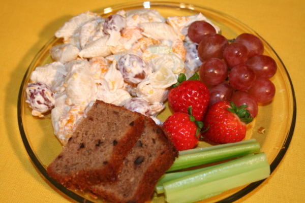 fruitige kip en pasta