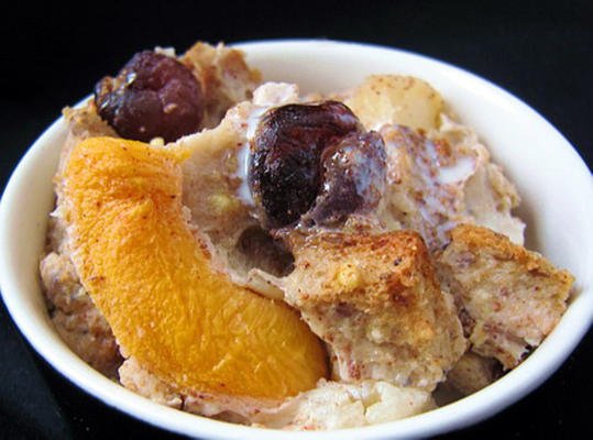 peachy peren broodpudding