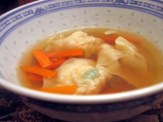 wonton soep (ww vriendelijk)