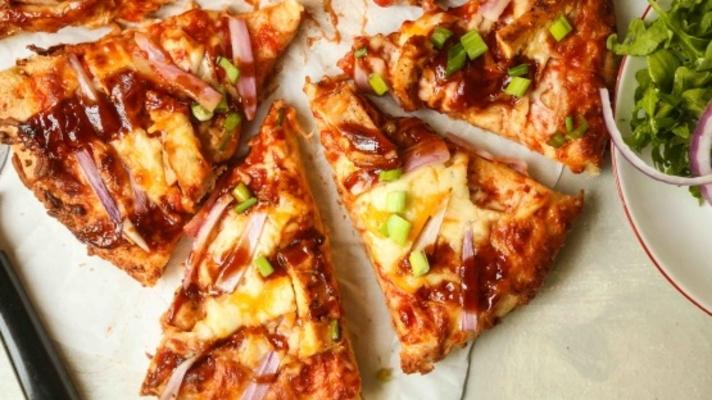 pittige bbq chicken pizza