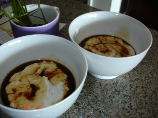 bubur sum sum (Indonesische rijstpudding)