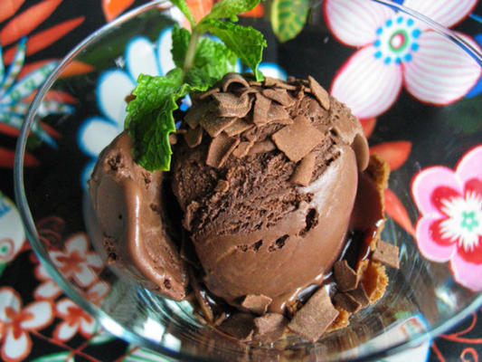 gelaagd chocoladedessert