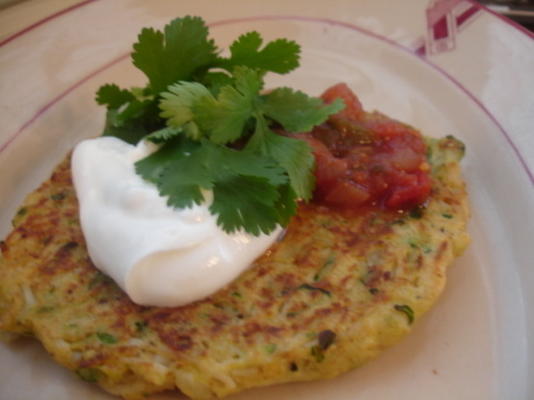 shirataki-pannenkoeken met courgette