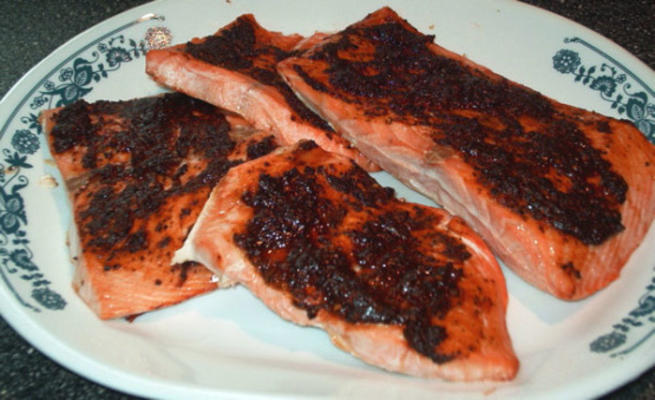 chili-gewreven zalm