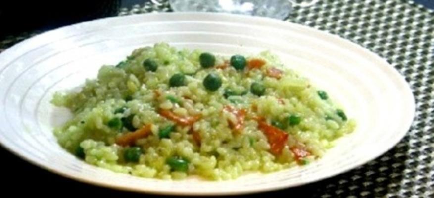 rob-feenie's groene erwt risotto