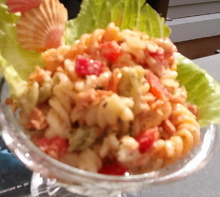 zalm fusilli salade