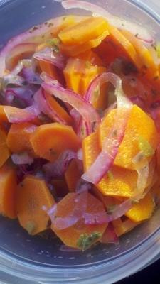 chili wortelen met knoflook